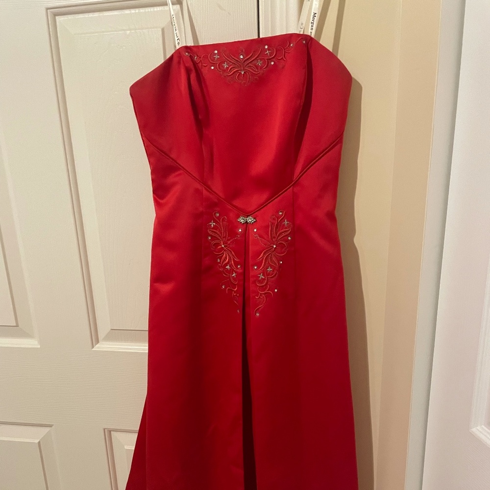 Elegant Formal Gown with Embroidery